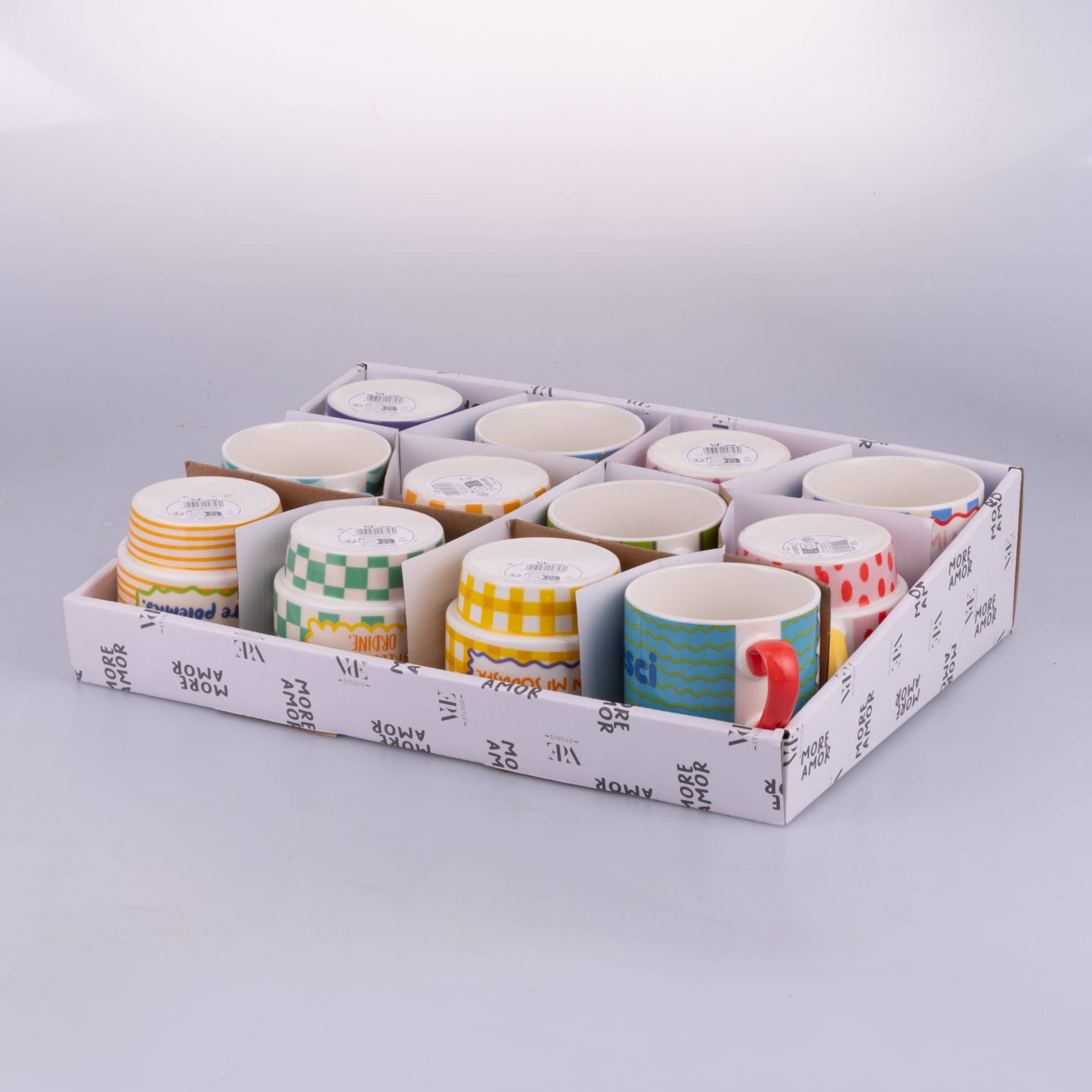 MORE AMOR MUG IMPIL.12 ASS ZODIACO 330ML