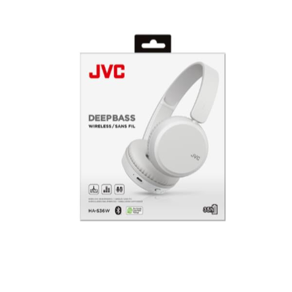 JVC Cuffie Senza Filo Bluetooth HA-S36W-W-U