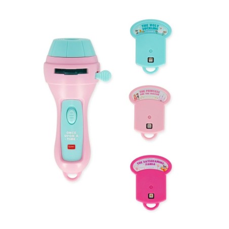 Torcia proiettore a forma di razzo colore rosa Legami