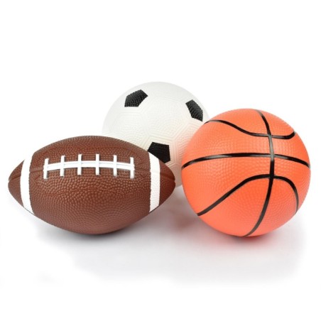 Set di 3 mini palloni sportivi Legami