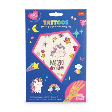 Tatuaggi temporanei a tema unicorno Legami