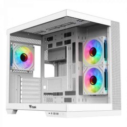 CASE GAMING DARK CAVE DS WHITE EDITION ITGCADCDSW - NO ALIMENTATORE - BIANCO