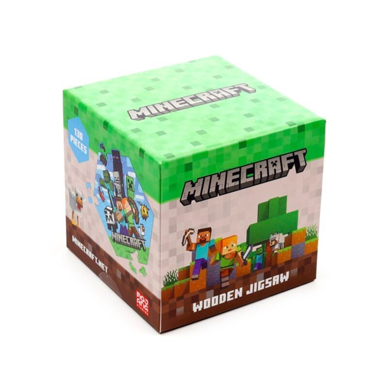 Puzzle Sagomato 130 pz - Minecraft Creeper | Drex Informatica