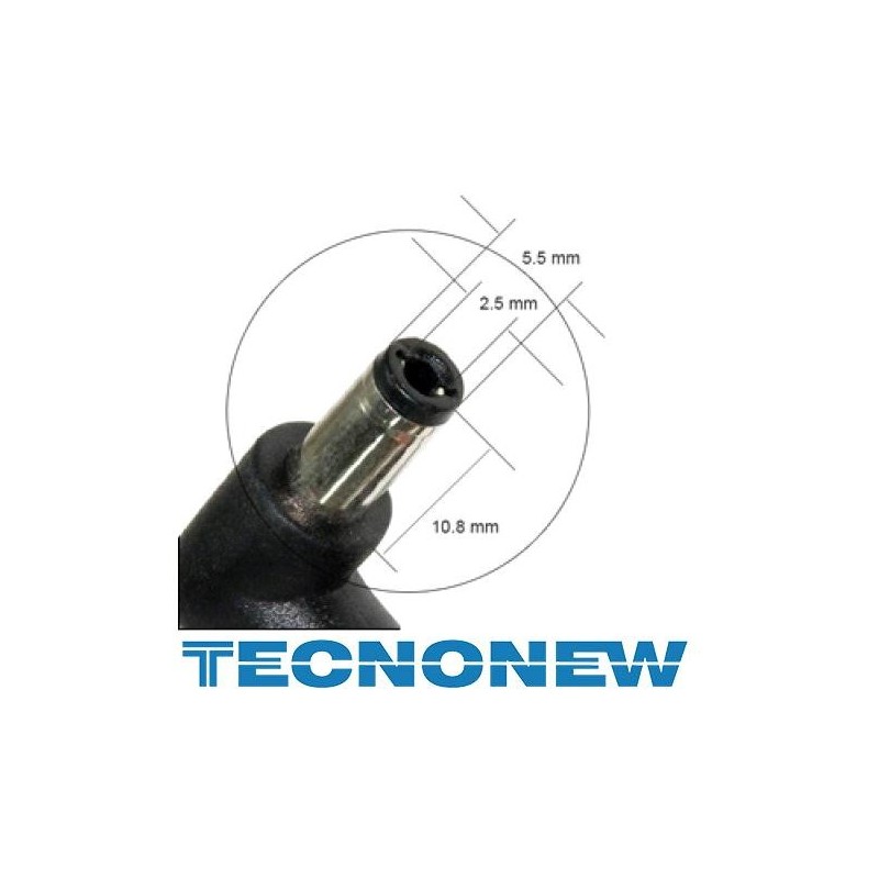 Alimentatore 60W connettore 5.5x2.5mm 12V-5A per telecamere videosorveglianza