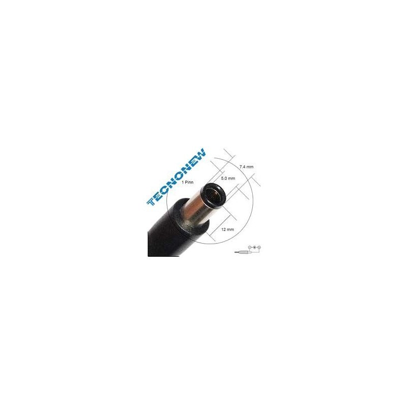 Alimentatore Notebook 90W connettore 7.4x5.0mm 19.5V-4.62A - per HP e Dell serie meno recenti