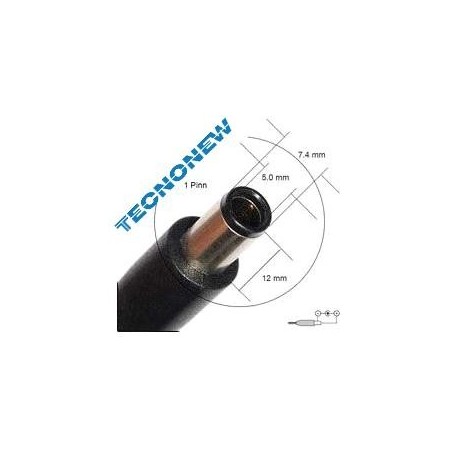 Alimentatore Notebook 90W connettore 7.4x5.0mm 19.5V-4.62A - per HP e Dell serie meno recenti