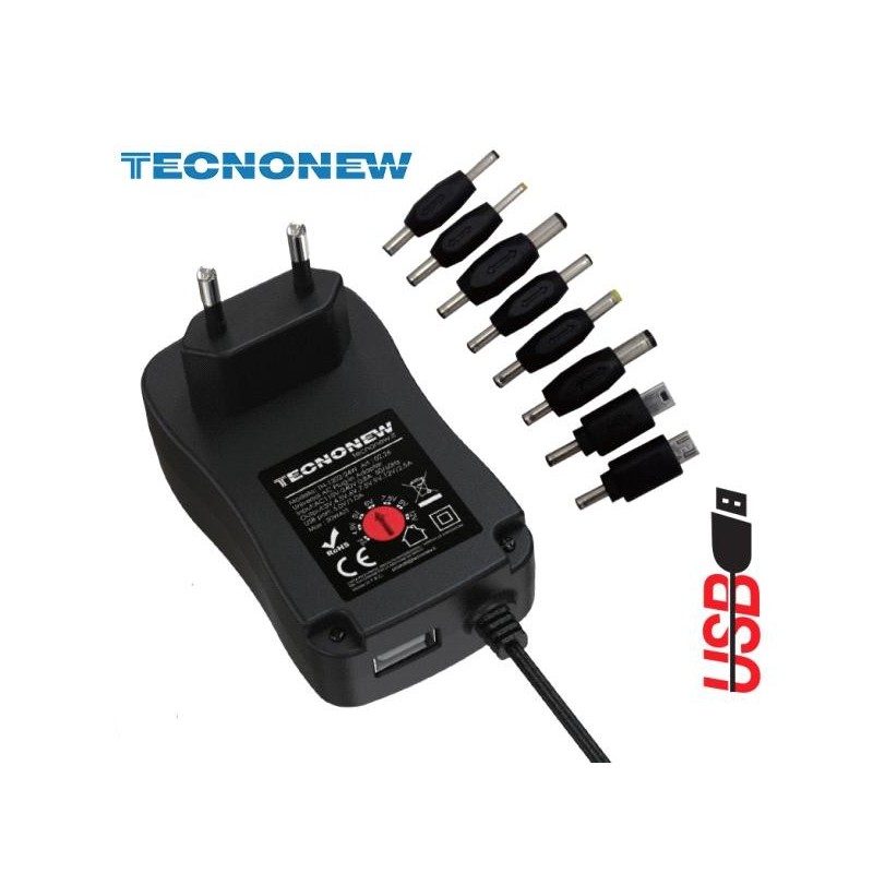 Alimentatore Universale 120W 12 connettori autosettante