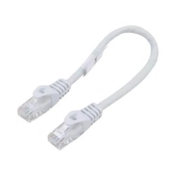 Cavo Patch Ethernet Cat6 RJ45 0.50 metri bianco