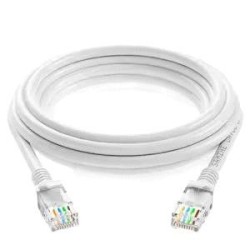 Cavo Patch Ethernet Cat6 RJ45 10 metri bianco