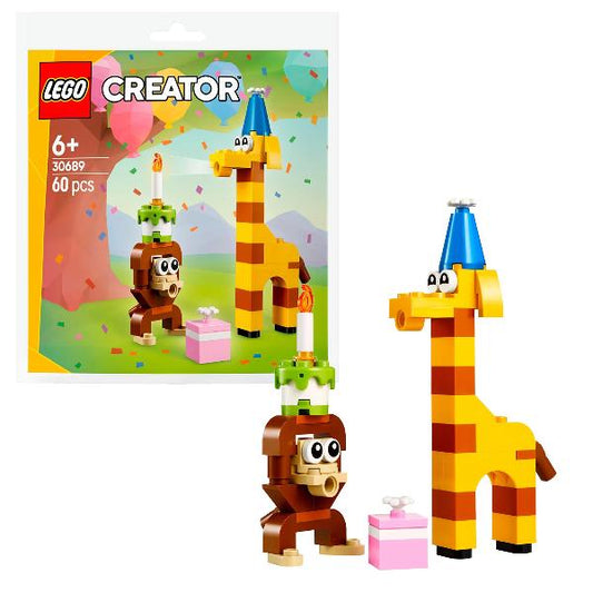 Lego Bustina Creator Animali della festa di Compleanno 30689