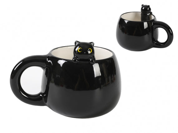 I-Total Tazza in Ceramica con Charm BLACK CAT